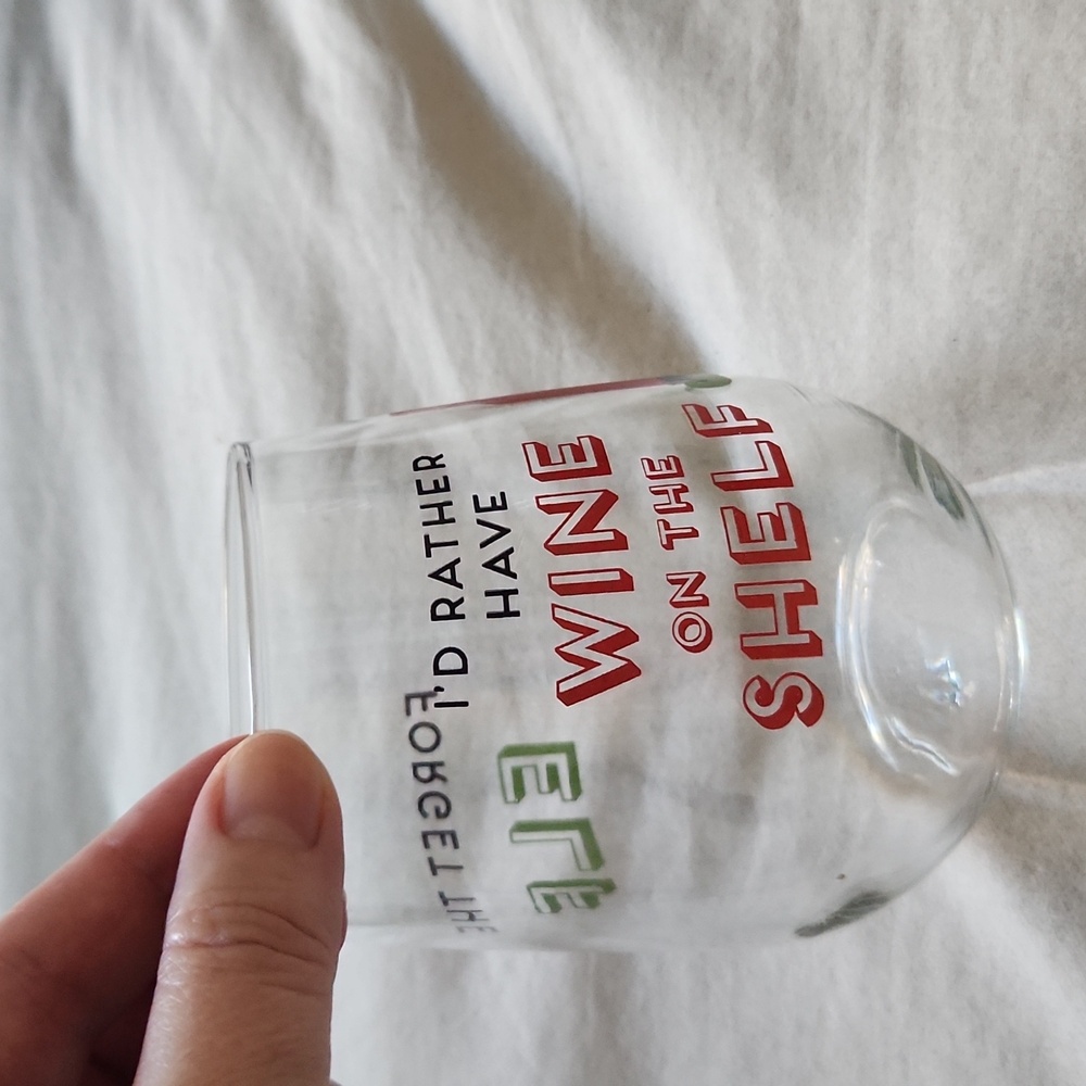 Cute Holiday Wine Glass